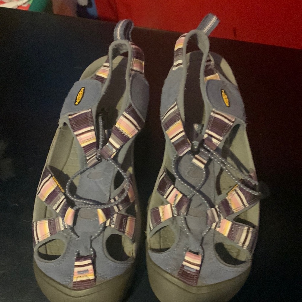 WOMENS KEENE NEWPORT BLUE WITH PINK STRIPE